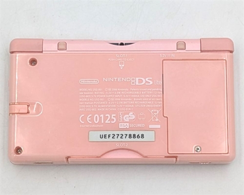 Nintendo DS Lite - Coral Pink - Console - SNR UEF27278868 (B Grade) (Used)